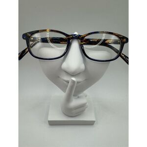 eyebobs On Board eyeglass frames blue brown pattern new without case